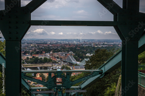 Trasse einer Schwebebahn bei Dresden photo