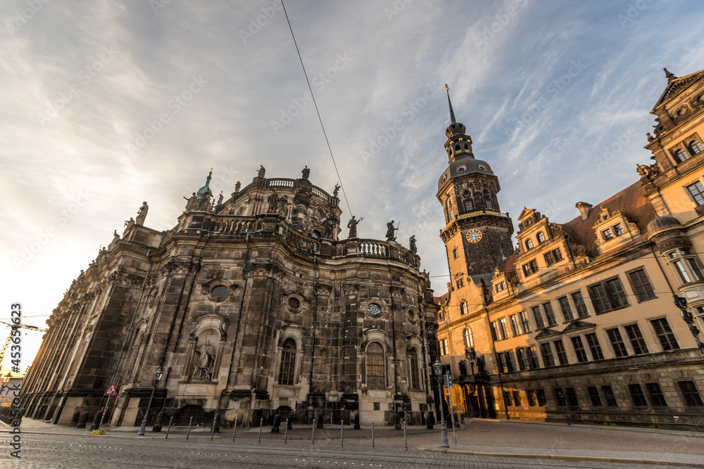 Fototapeta premium Dresden, Theaterplatz