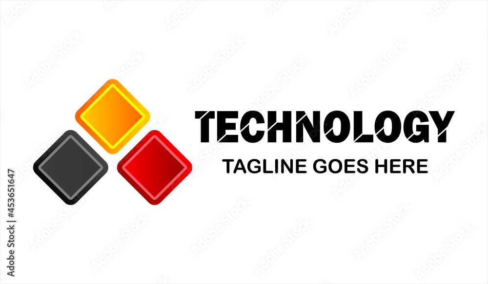 technology vector logo for company or group, abstract logo three rhombus buttons, modern template, simple and minimalist logotype, just what you want technology vector logo for company or group, abstract logo three rhombus buttons, modern template, simple and minimalist logotype, just what you want