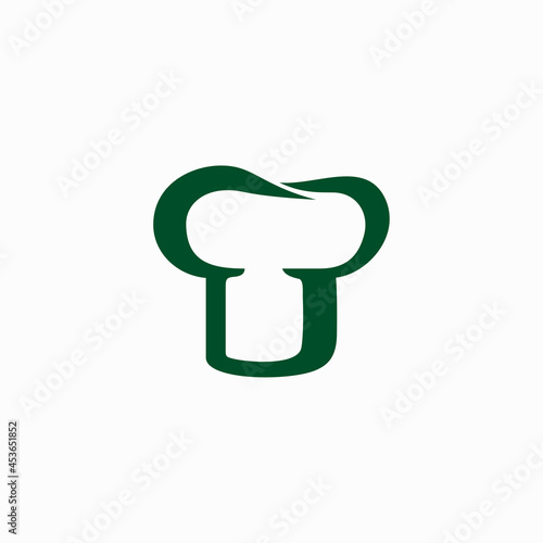 simple concept cooking hat logo