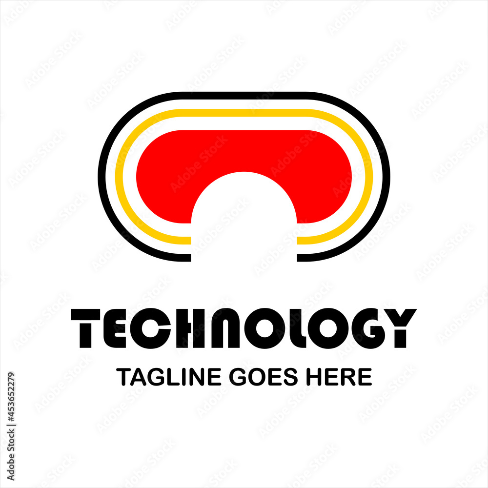 technology vector logo for company or group, abstract logo push the button, modern template, simple and minimalist logotype, just what you want technology vector logo for company or group, abstract logo push the button, modern template, simple and minimalist logotype, just what you want