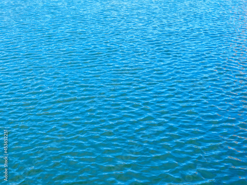 water surface in a reservoir with fine ripples