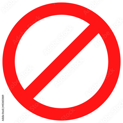 Stop vector illustration. Flat illustration iconic design of stop, isolated on a white background.