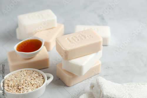 ingredients for soap bars