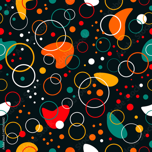Abstract geometric seamless pattern. Abstract modern trendy vector illustration. Endless repeating linear texture for wallpaper, packaging, banners, invitations, business cards