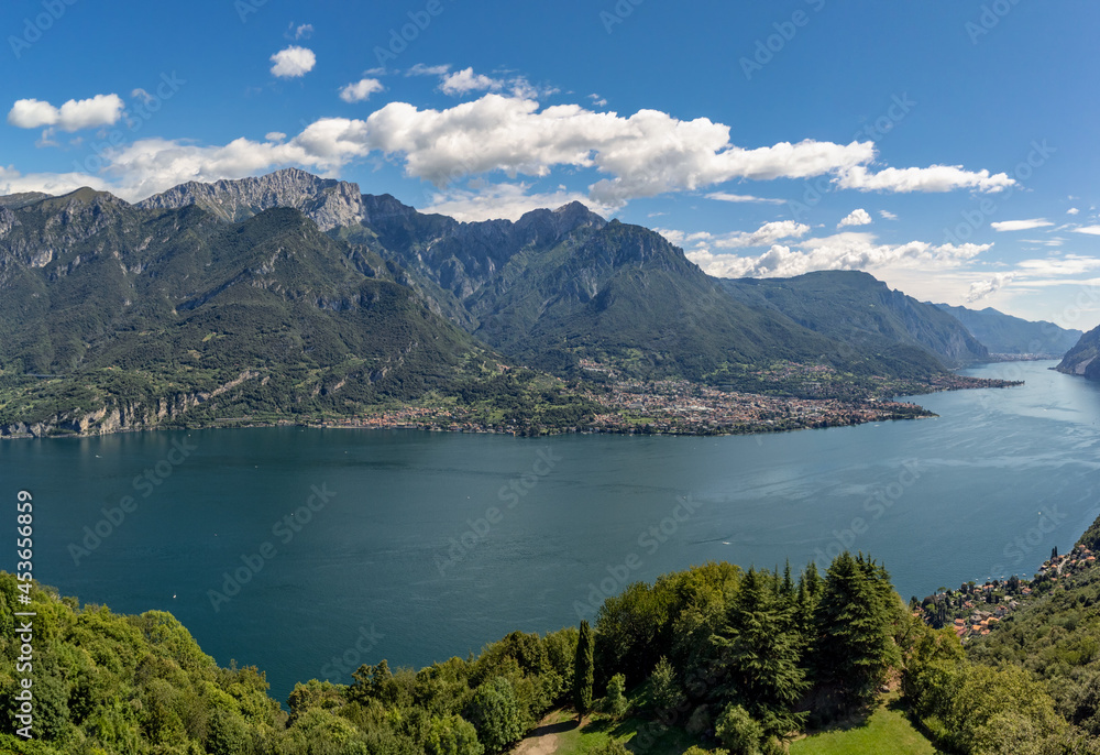 High Angle View of Lake Como