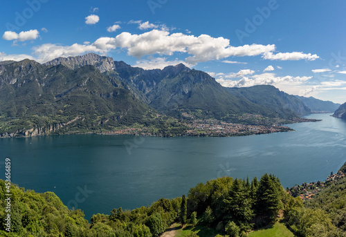 High Angle View of Lake Como © afinocchiaro