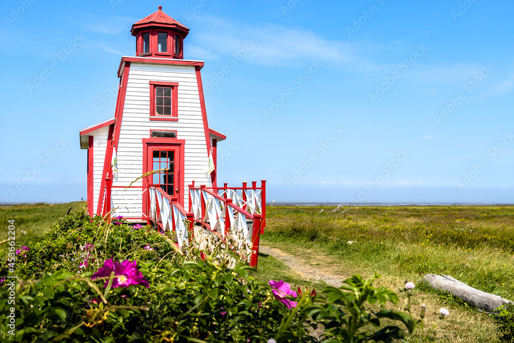 Fototapeta premium St-Andre-de-Kamouraska lighthouse. Quebec, Canada.