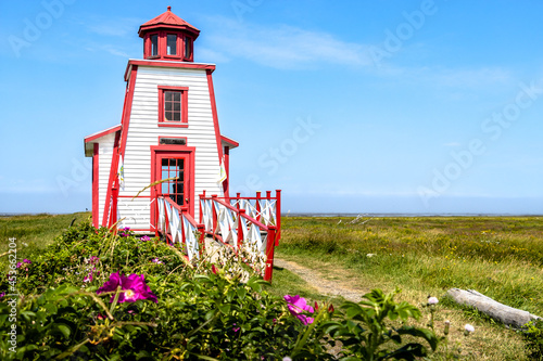 St-Andre-de-Kamouraska lighthouse. Quebec, Canada.