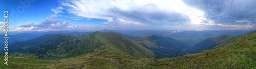 panorama of mountains