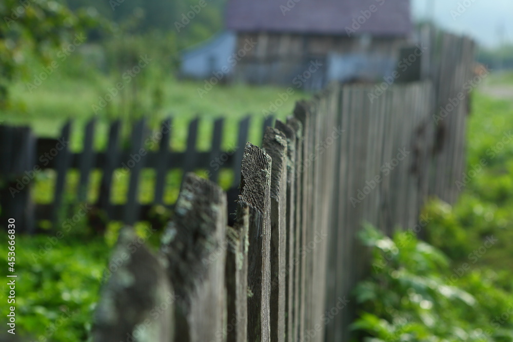 Old, wooden fence