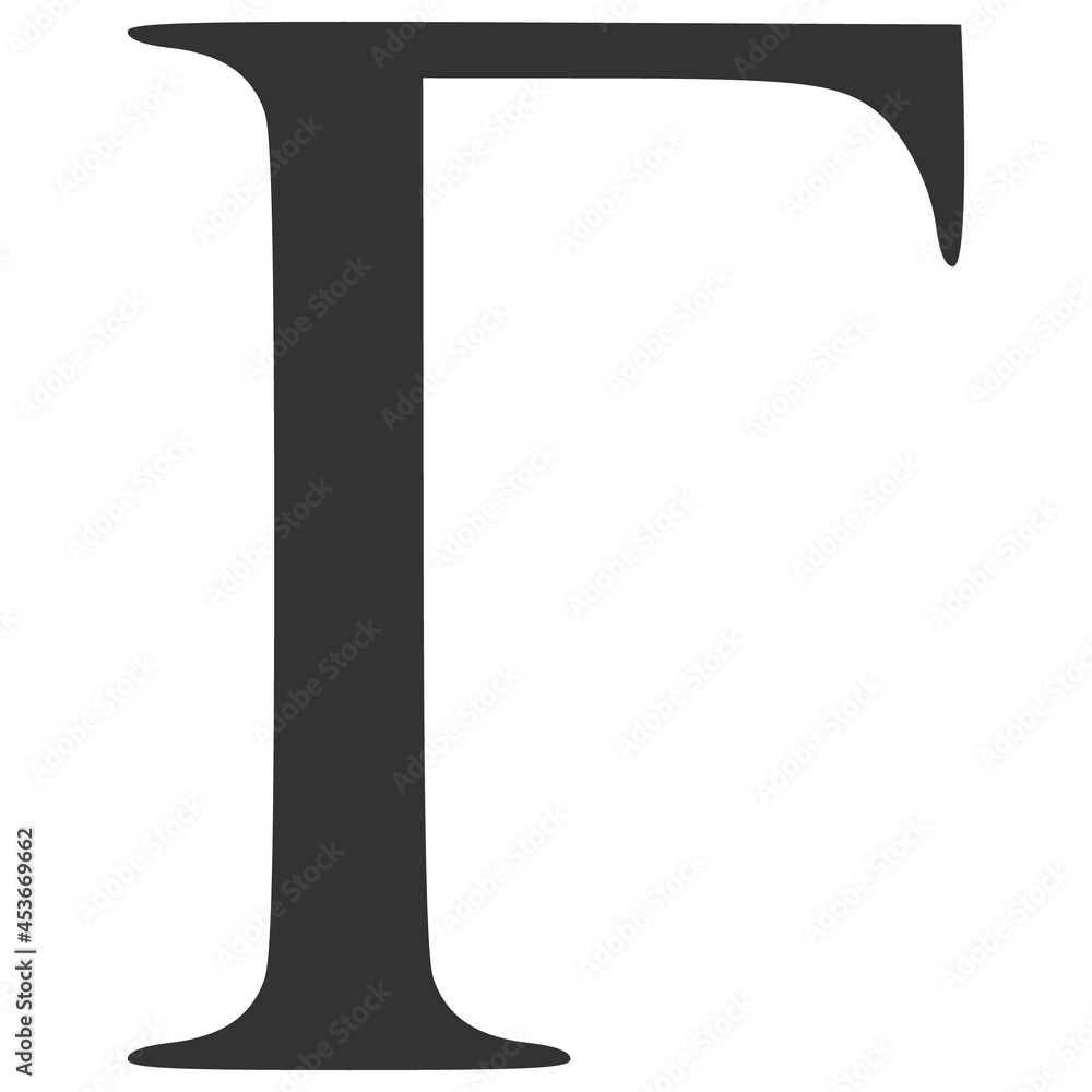 Gamma Greek letter vector illustration. Flat illustration iconic design of Gamma Greek letter, isolated on a white background. Gamma Greek letter vector illustration. Flat illustration iconic design of Gamma Greek letter, isolated on a white background.