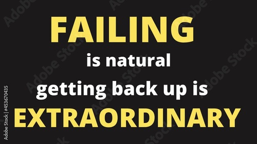 failing is natural
