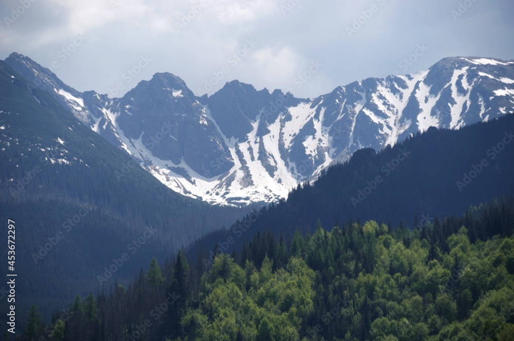 Fototapeta premium mountains in the morning