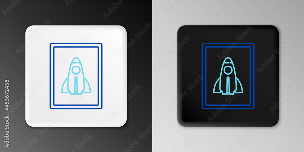 Line Business startup project concept icon isolated on grey background. Symbol of new business, entrepreneurship, innovation and technology. Colorful outline concept. Vector Line Business startup project concept icon isolated on grey background. Symbol of new business, entrepreneurship, innovation and technology. Colorful outline concept. Vector
