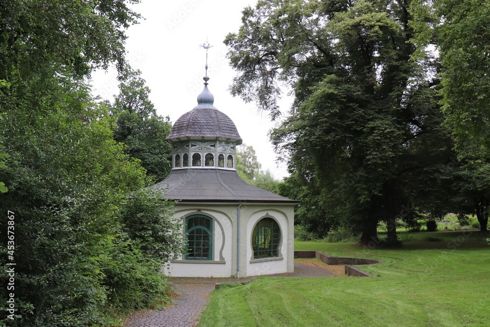 Königsquelle im Kurpark in Bad Wildungen. Königsquelle im Kurpark in Bad Wildungen.