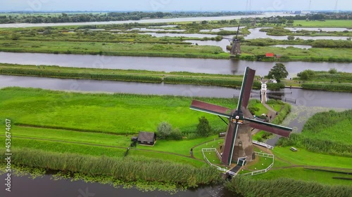 Les moulins de Kinderdijk, Pays-Bas