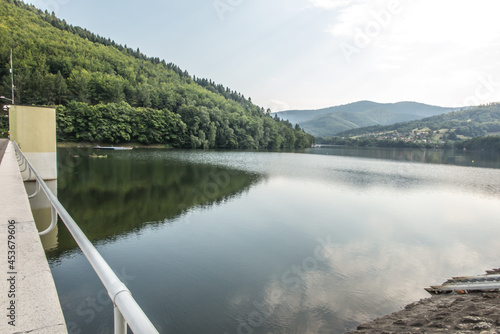 The Porąbka Dam - a dam built in 1928–1937 in Międzybrodzie Bialskie. It dams up the waters of the Sola River