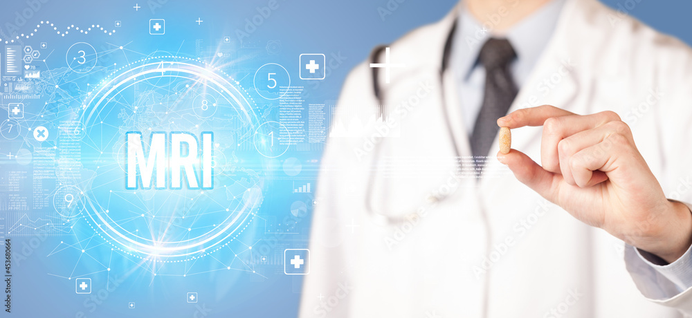 Close-up of a doctor giving you a pill Close-up of a doctor giving you a pill