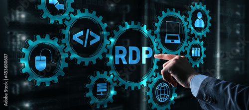 RDP Remote Desktop Protocol. Terminal Services photo