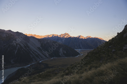 overlooking mt cook national park on the south island of NewZealand © thomas