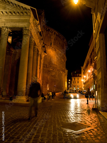 Rome, ITALY - OCTOBER 16, 2011 -
Night streets in the center of Rome.