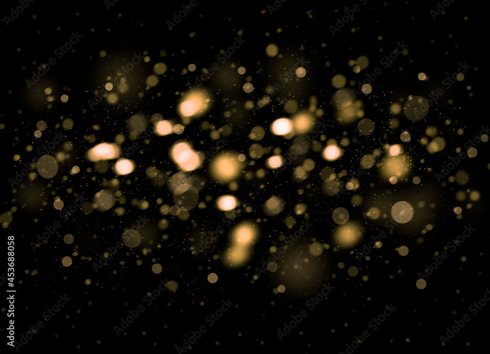 Defocused lights abstract background