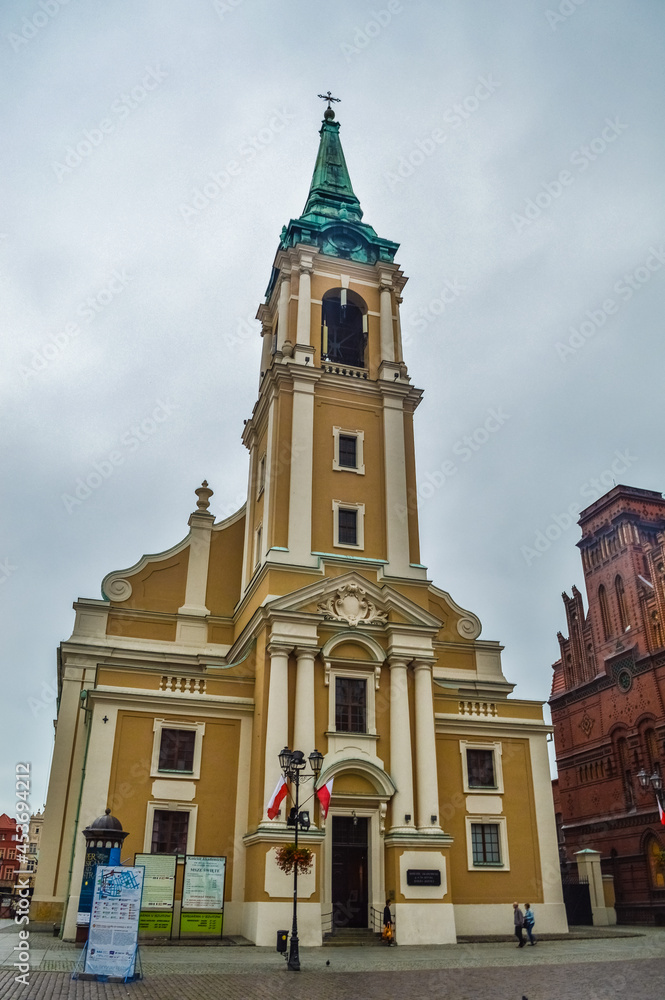 TORUN, POLAND, 18 AUGUST 2018: Church of Kopernik