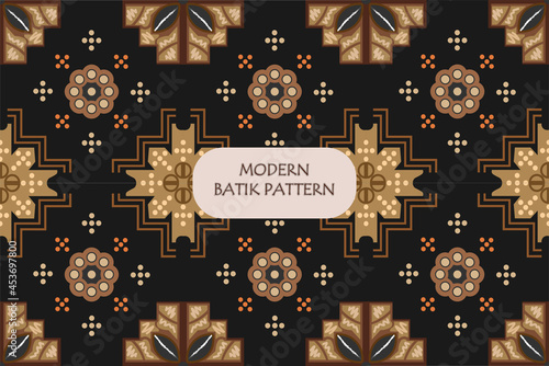 Indonesian modern Batik pattern, is a technique of wax-resist dyeing applied to whole cloth, or cloth made using this technique originated from Indonesia.