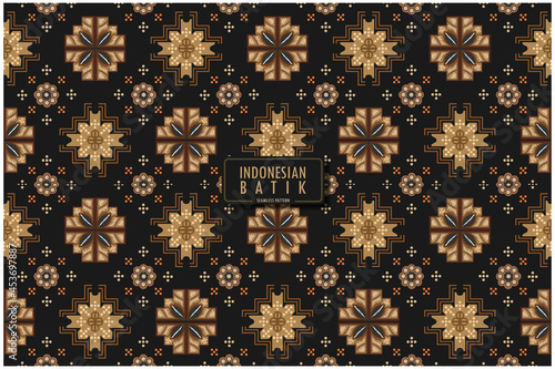 Indonesian modern Batik pattern, is a technique of wax-resist dyeing applied to whole cloth, or cloth made using this technique originated from Indonesia.