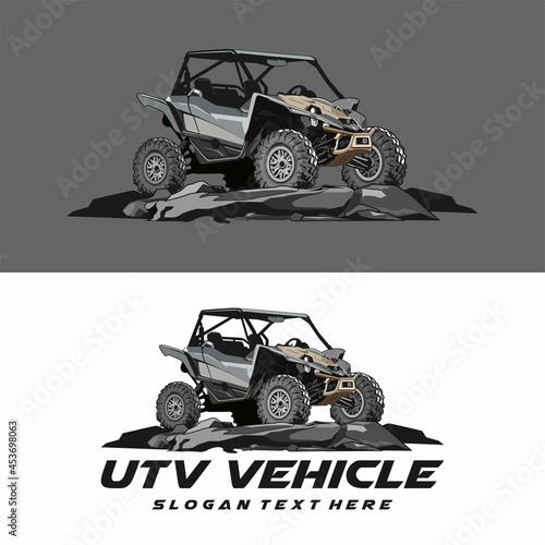utv logo design icon vector	