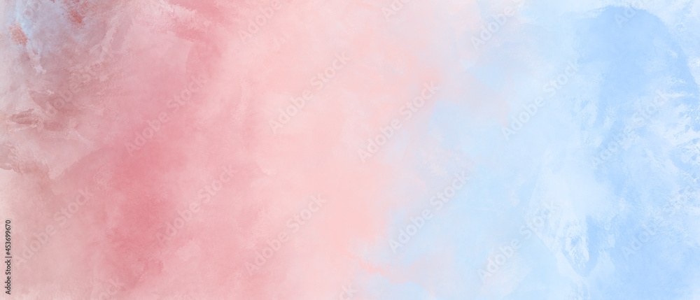 Abstract colorful gradient watercolor background. Digital art painting