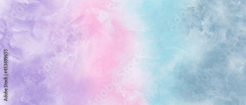 Abstract colorful gradient watercolor background. Digital art painting