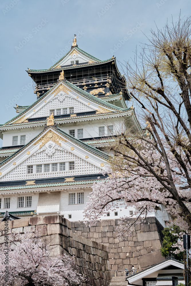 Osaka Castle Park in Cherry Blossom Season Osaka Castle Park in Cherry Blossom Season