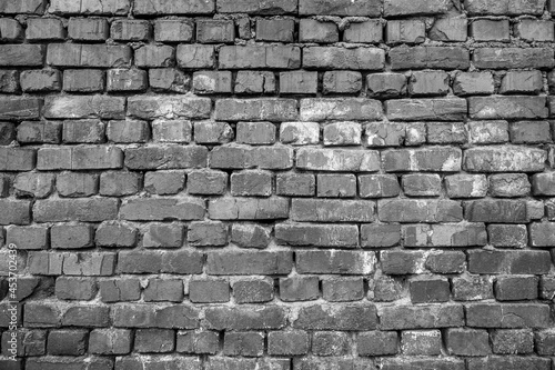 old brick wall texture monochrome