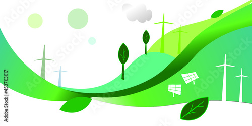 green backgound