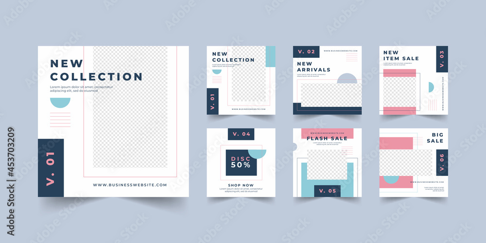 minimalist fashion sale social media post template minimalist fashion sale social media post template