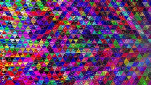 Mosaic Motion Graphic Animation Background Video