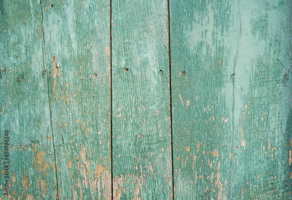Teal rustic planks top view, beautiful rustic background Teal rustic planks top view, beautiful rustic background