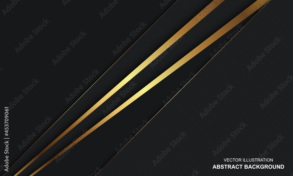 Illustration vector graphic of Abstract background luxury black overlap layers modern Illustration vector graphic of Abstract background luxury black overlap layers modern