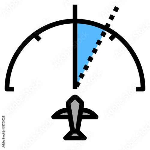 aviation line icon