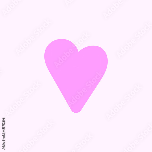 Illustrated heart icons Vector
