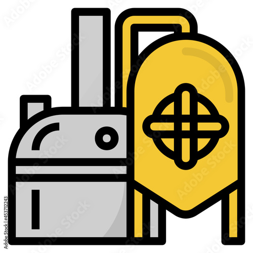 brewery line icon