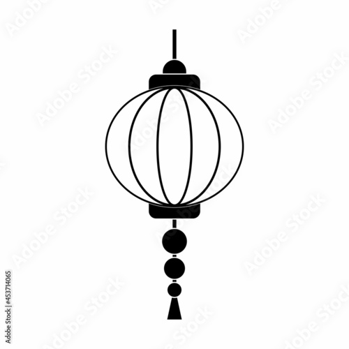 chinese lantern icon set vector sign symbol