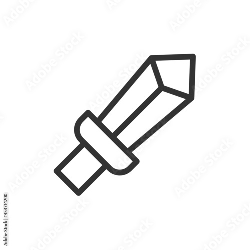 Defense line icon.
