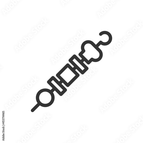 Vector kebab line icon.