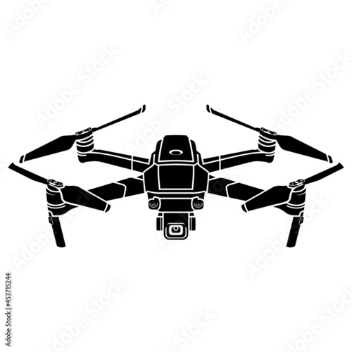 Drone logo design for company brand symbol