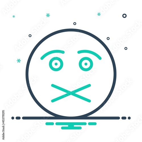 Mix icon for silence 