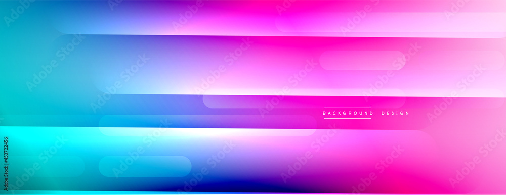 Fototapeta premium Dynamic lines abstract background. 3D shadow effects and fluid gradients. Modern overlapping forms