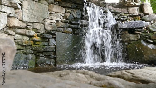Wallpaper Mural waterfall in the forest Torontodigital.ca